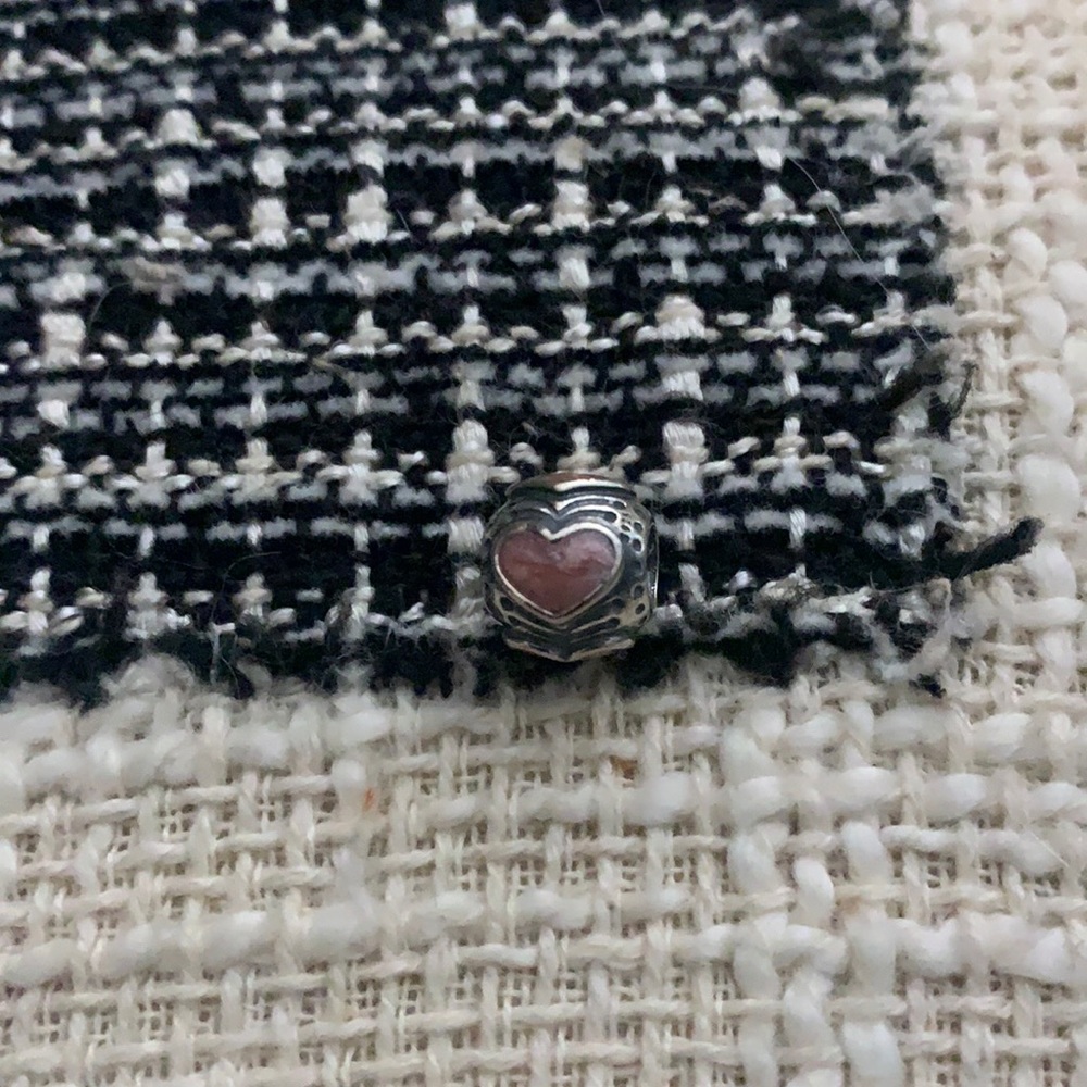 Pink Heart Pandora Charm